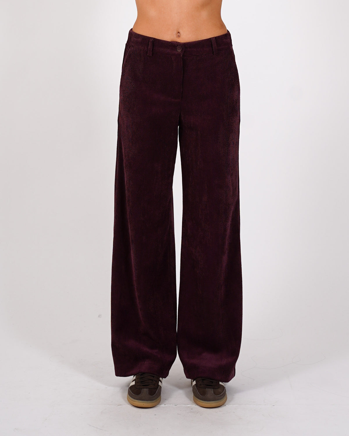 Pantaloni regular fit in velluto - Pergola