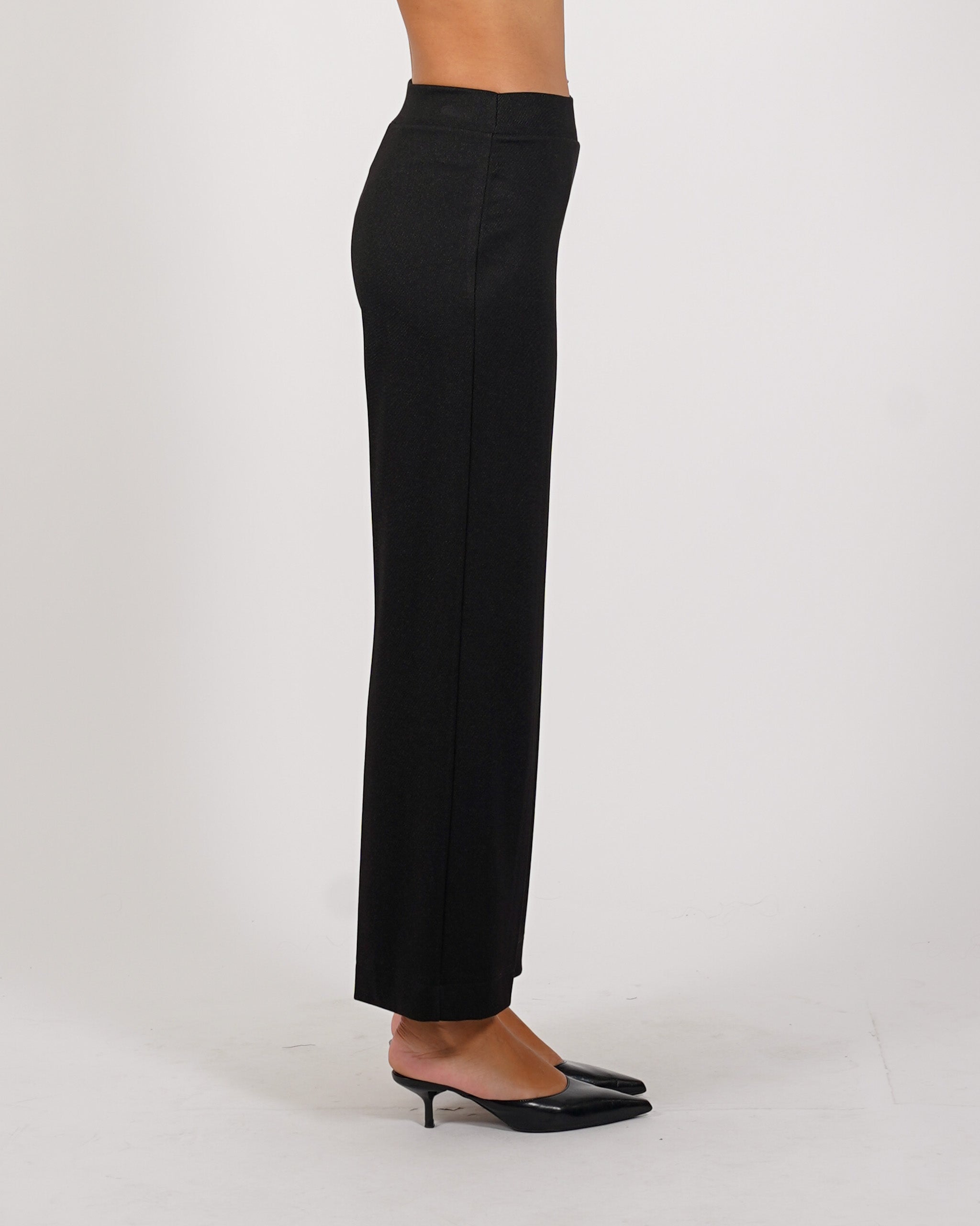 Pantaloni cropped in tessuto diagonale - Durango