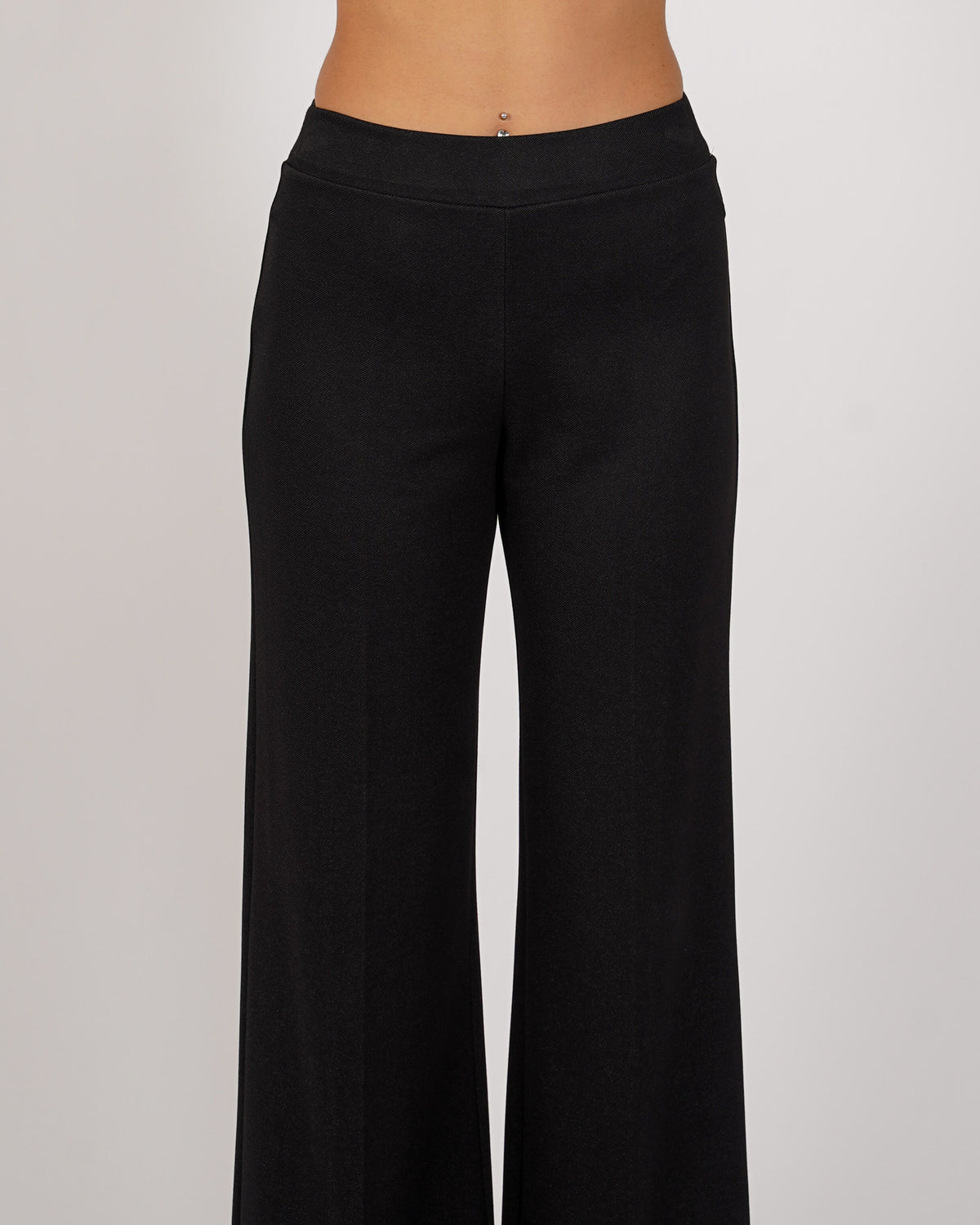 Pantaloni cropped in tessuto diagonale - Durango