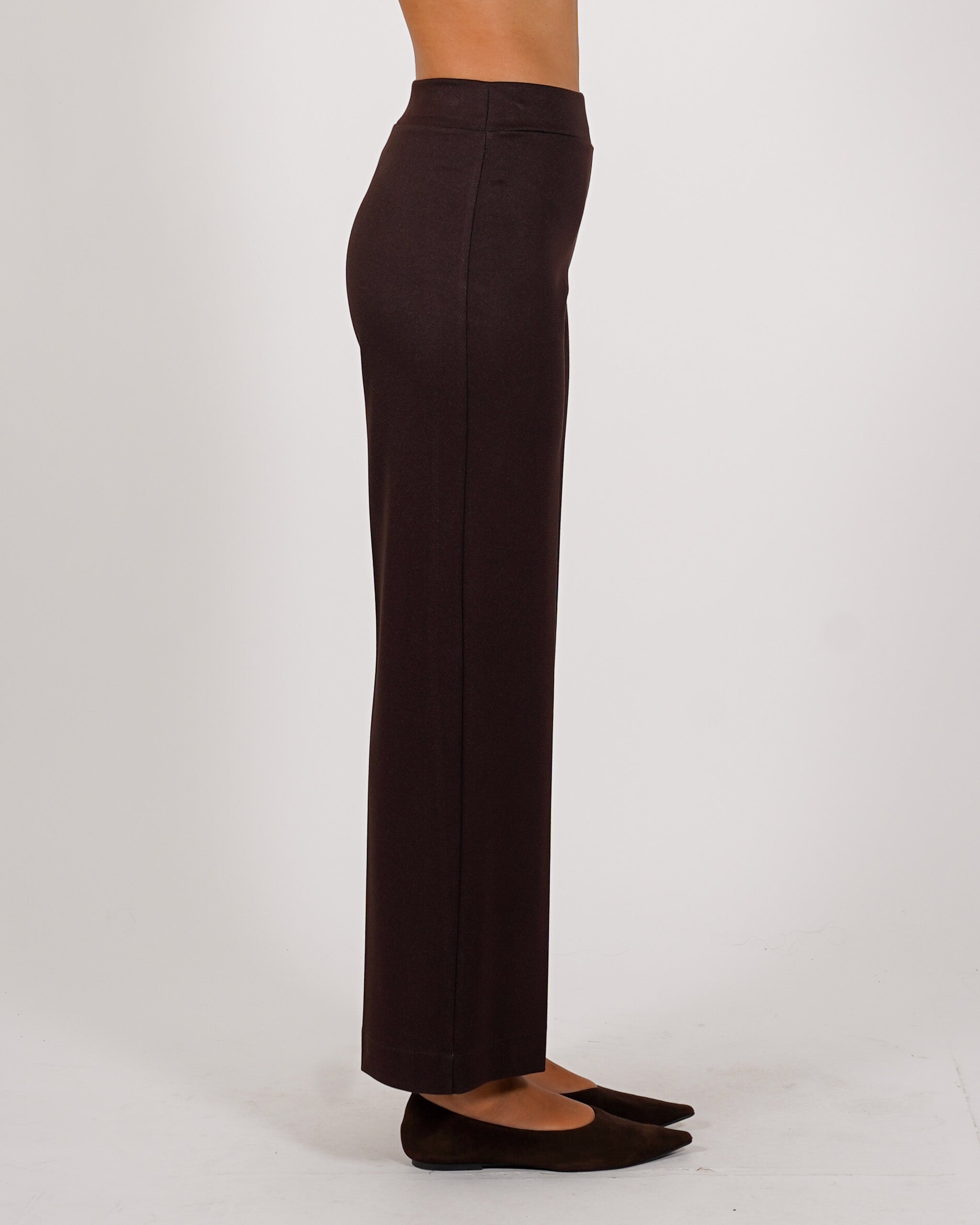 Pantaloni cropped in tessuto diagonale - Durango