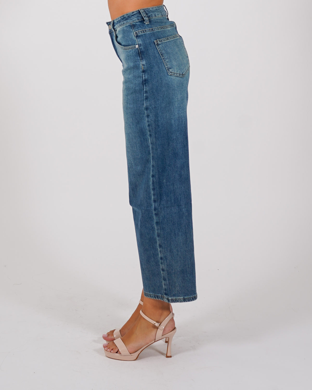 Jeans balloon fit in tela denim - Maracanà