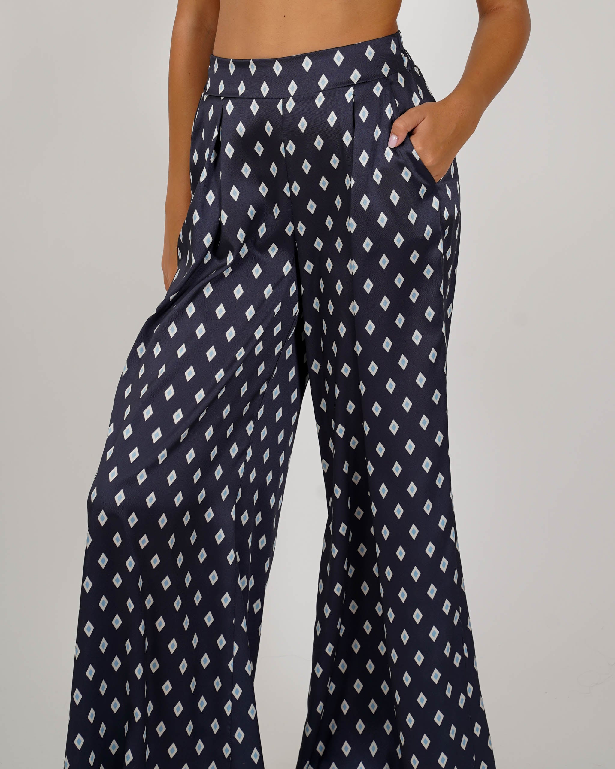 Pantaloni con baschina e gamba larga - Kosice