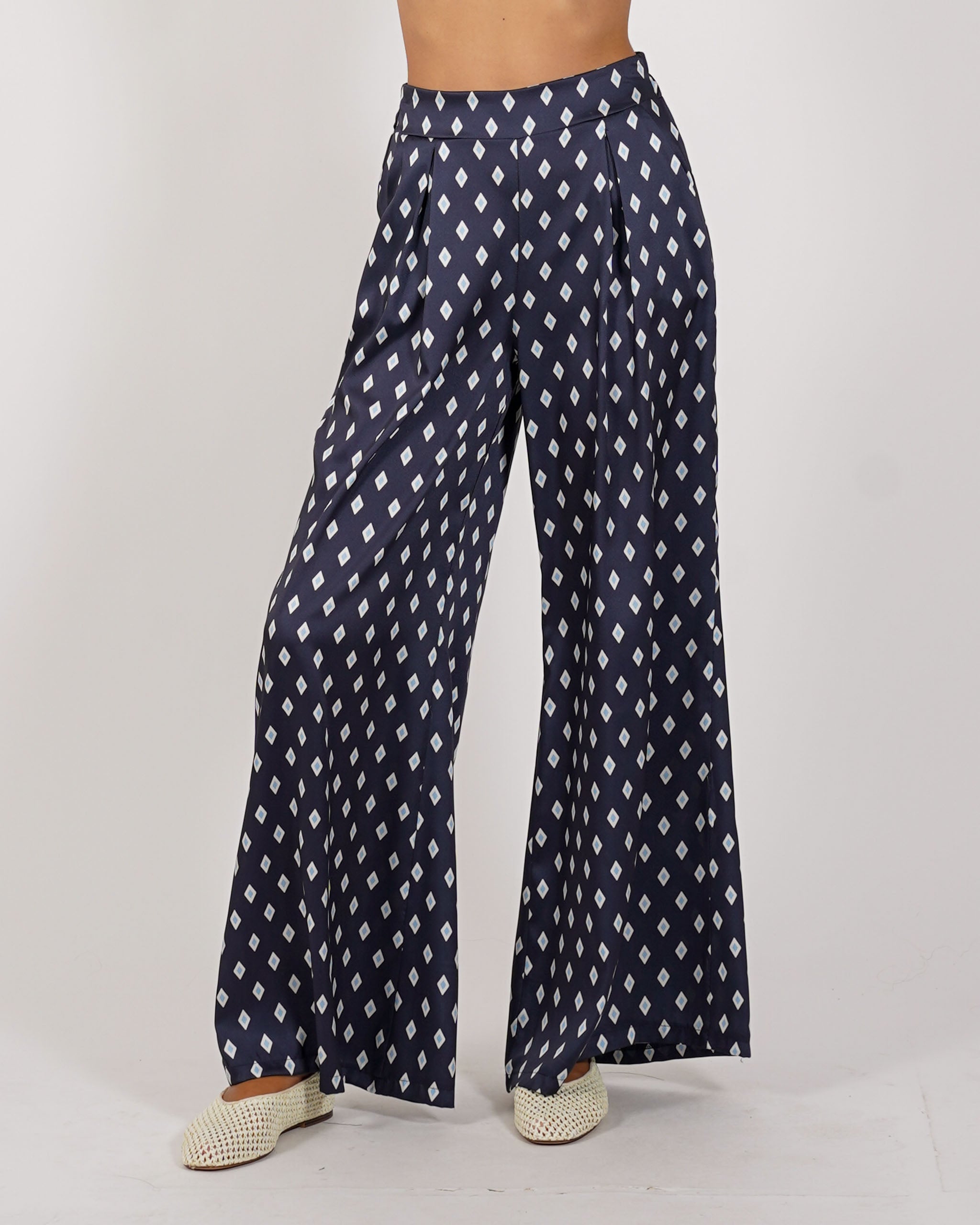Pantaloni con baschina e gamba larga - Kosice