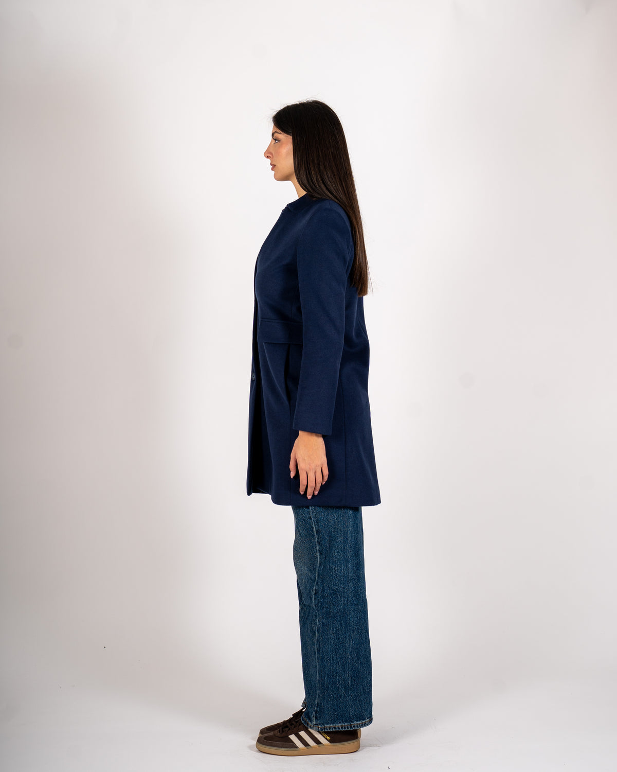 Cappotto monopetto in mano lana - Adriele