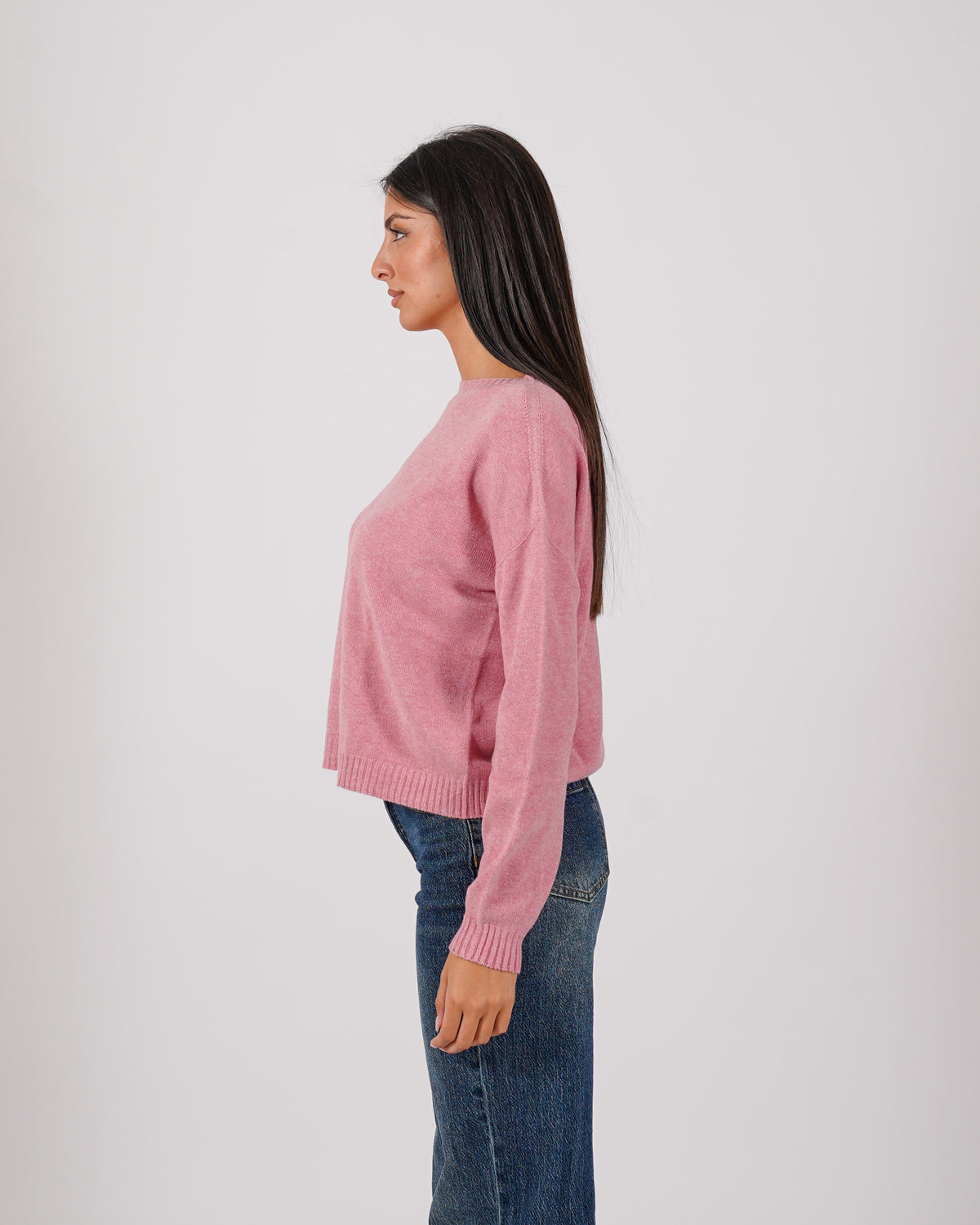 Maglia girocollo in mano lana- Nigeria