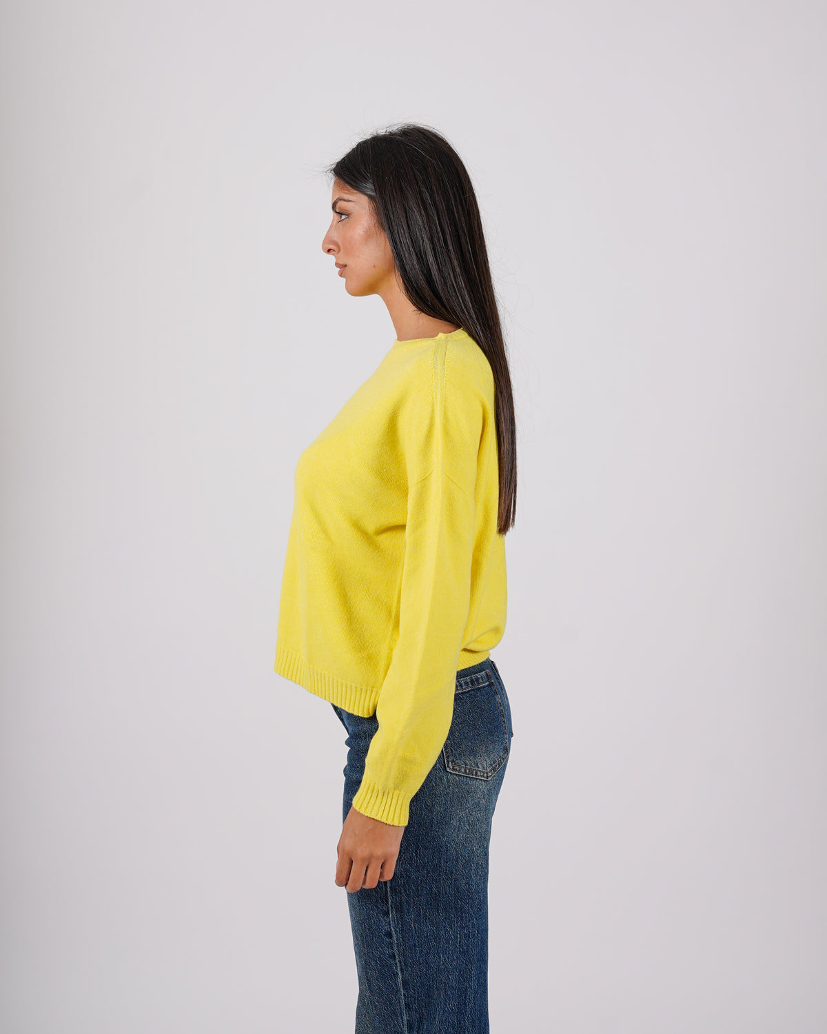 Maglia girocollo in mano lana- Nigeria