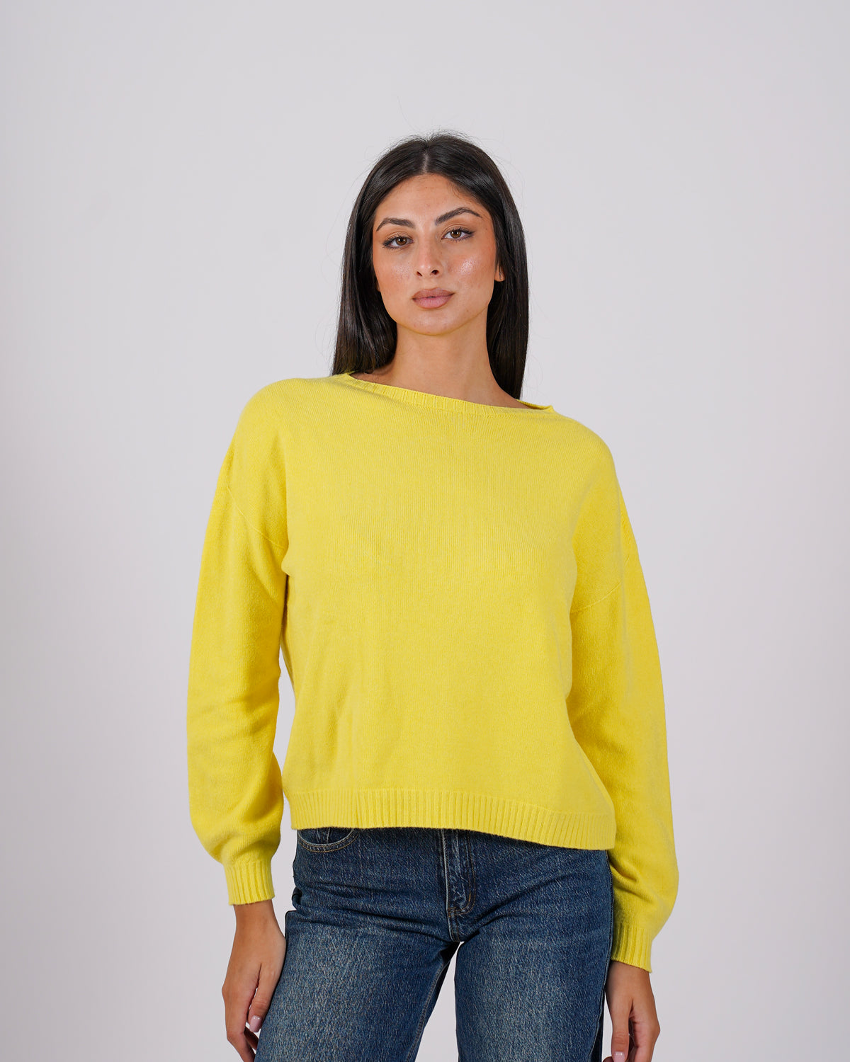 Maglia girocollo in mano lana- Nigeria