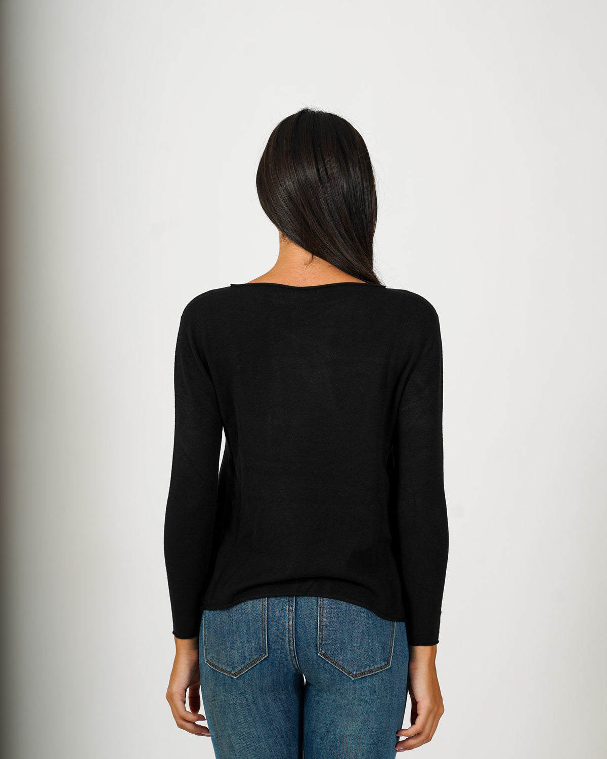 Maglia girocollo minimal con spacchi laterali - Austria