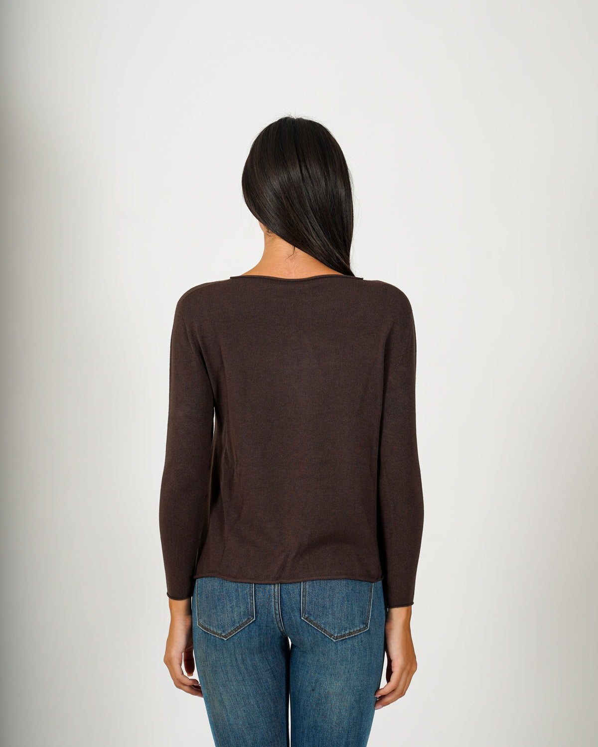 Maglia girocollo minimal con spacchi laterali - Austria