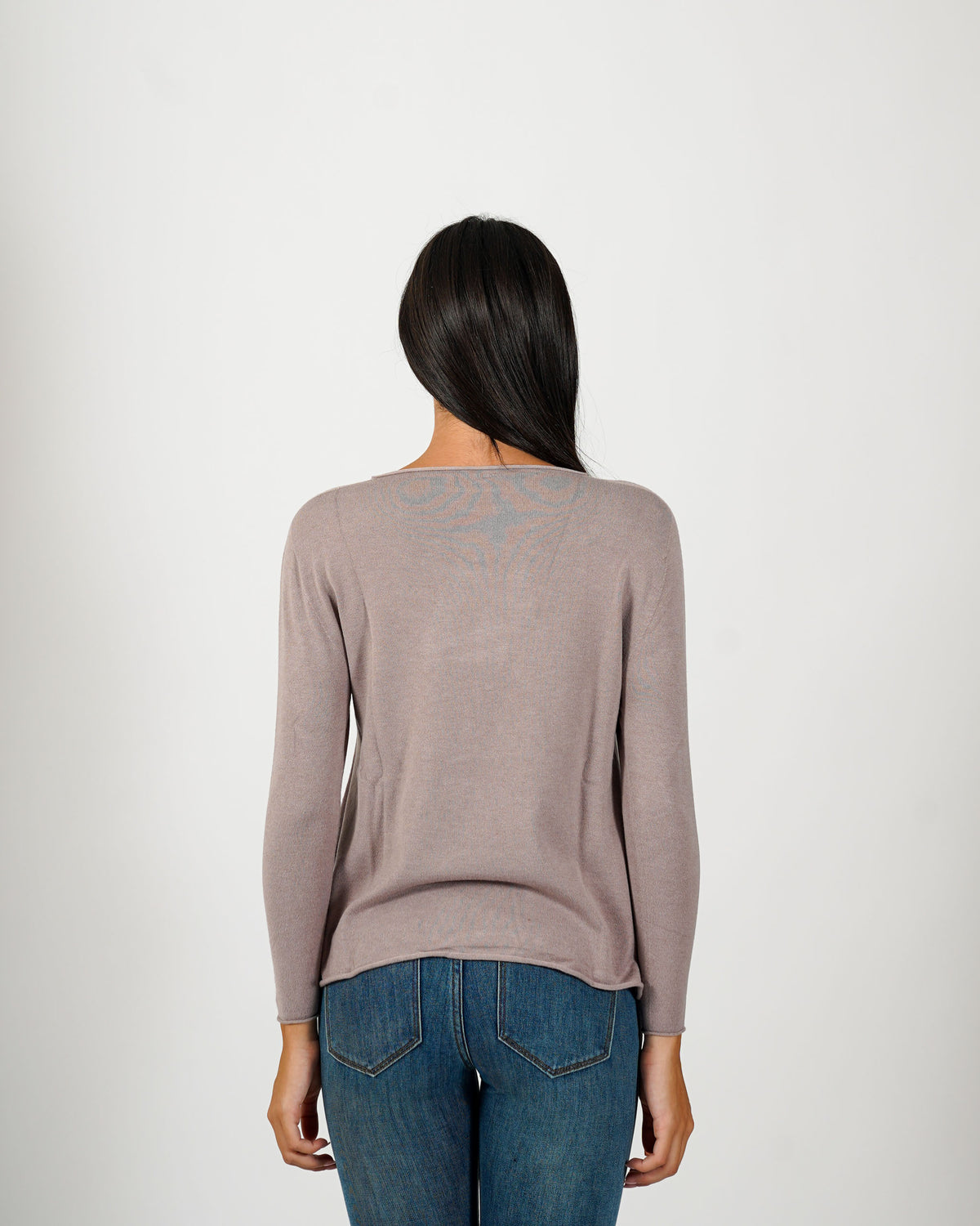 Maglia girocollo minimal con spacchi laterali - Austria