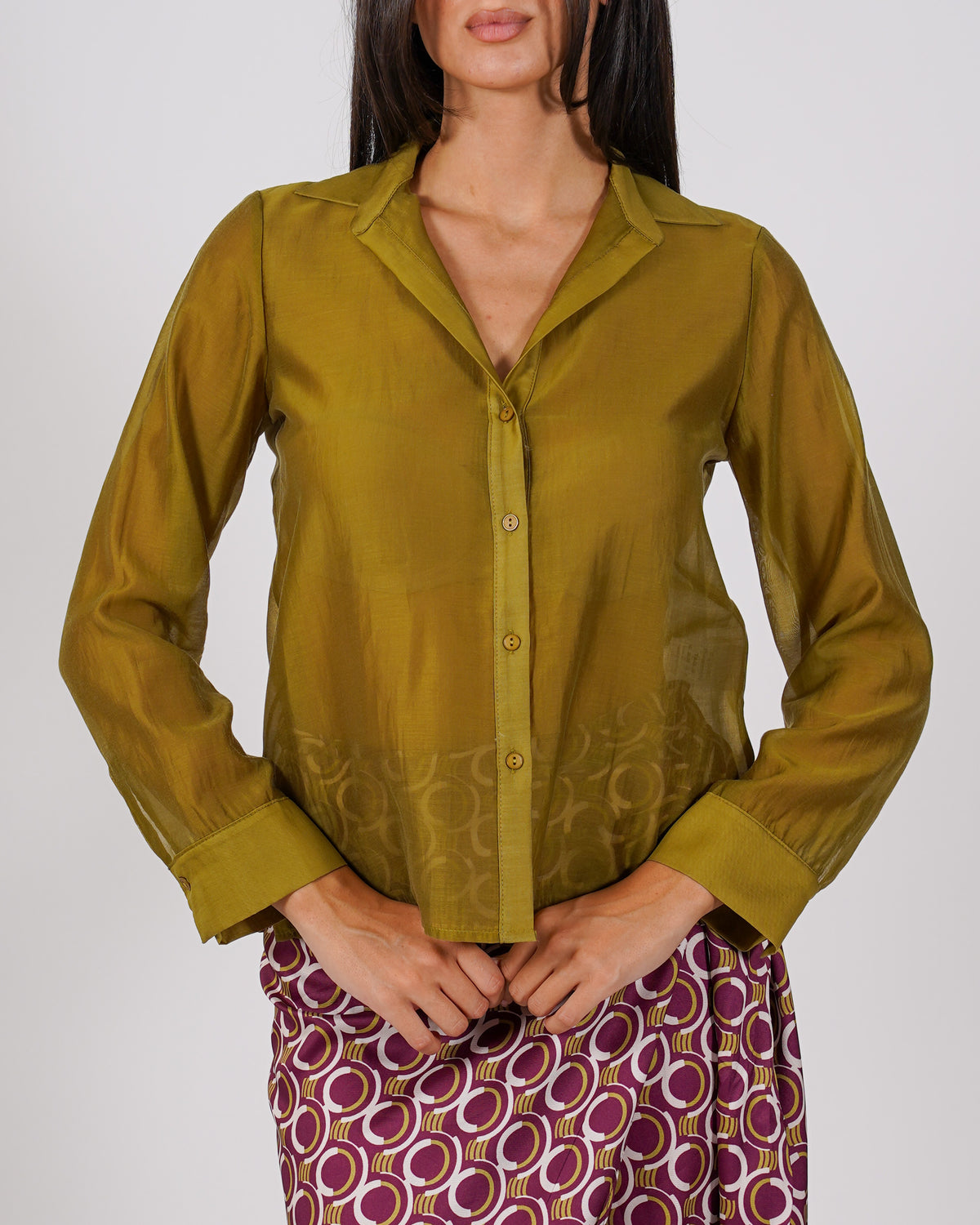 Camicia manica lunga regular fit - Selenia