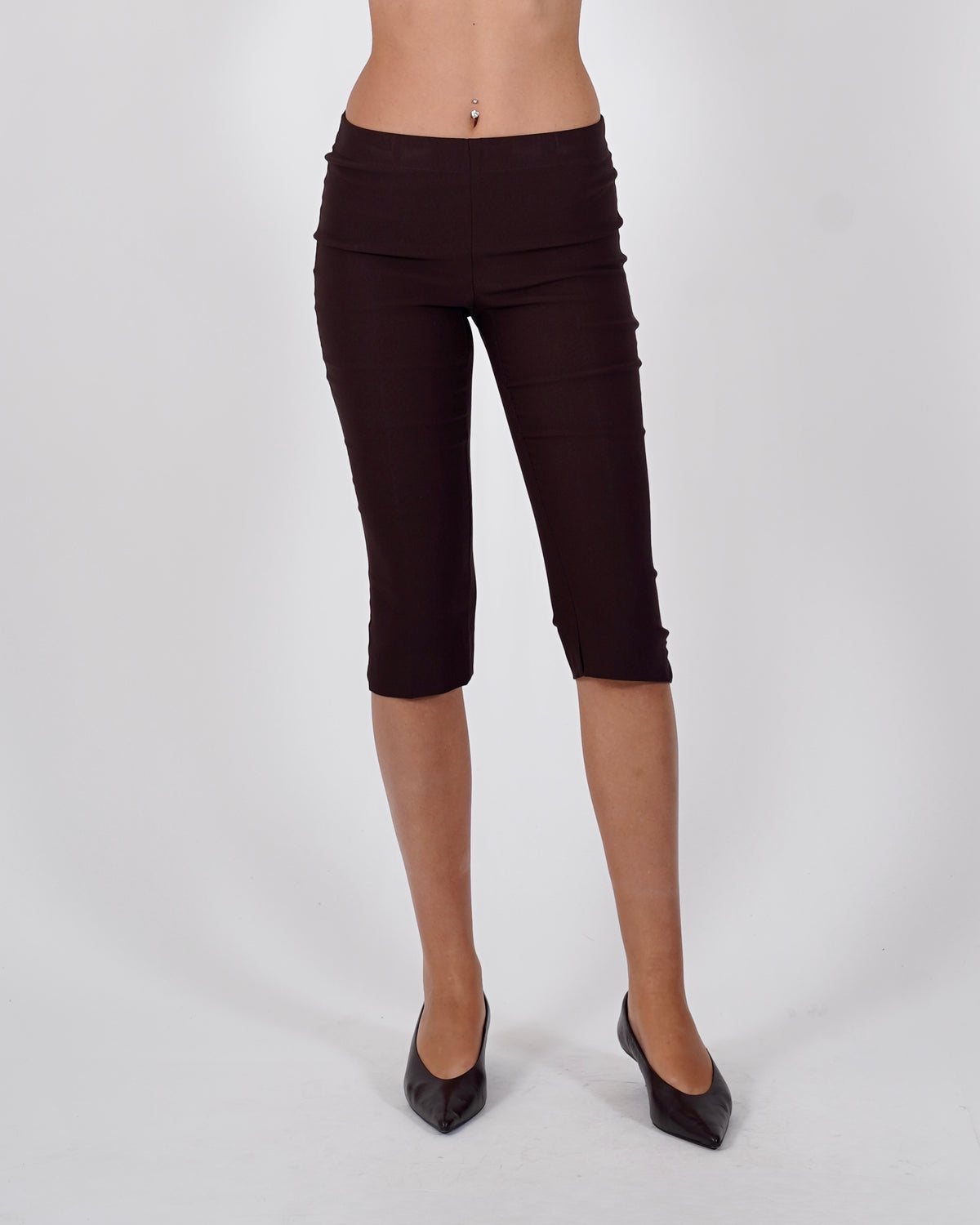 Pantaloni capri con spacco laterale - Attila