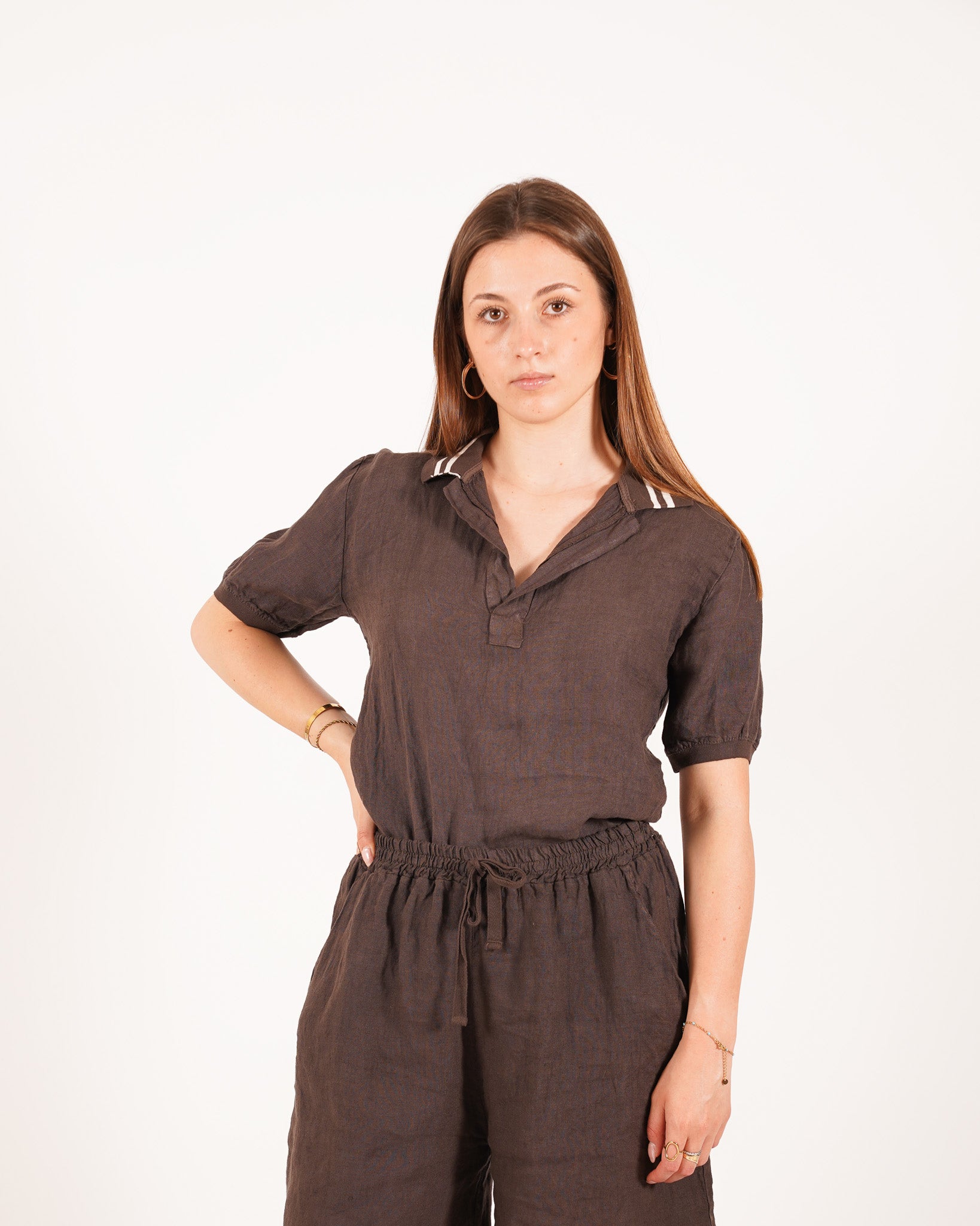 Polo mezza manica in mano cotone - Ameba